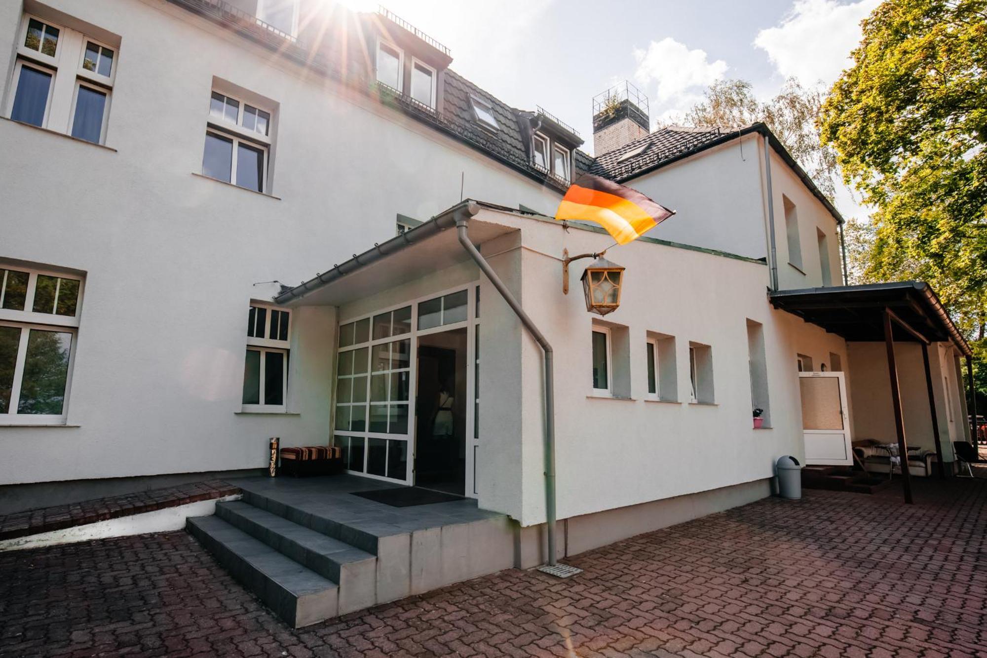 Hotel Am Fluss Heidesee Exterior foto